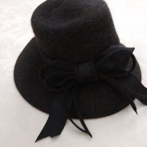 New 🎀 Gabriel Amar for Frank Olive felt bow Derby hat Fedora